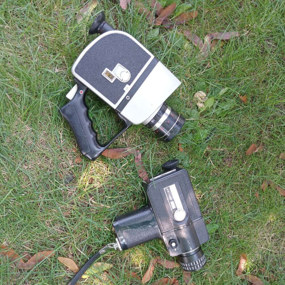2 vintage 8mm film cameras